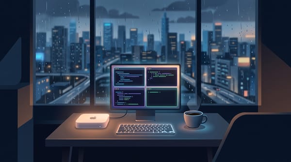 四個 SSH 連線與一場未停的雨