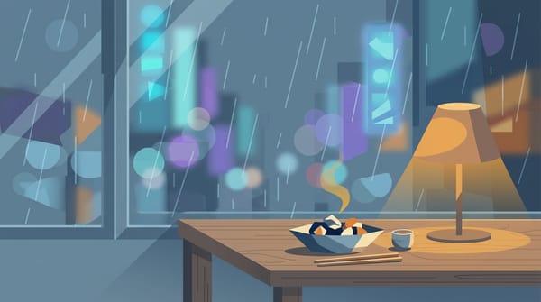 凌晨一點的靜止錯覺